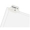 Avery 11 in.x 8.5 in. 10-Tab Avery Style 60 Preprinted Legal Exhibit Side Tab Index Dividers - White (25/Pack)